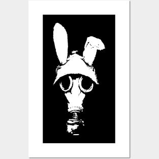 Gas Mask Bunny Posters and Art